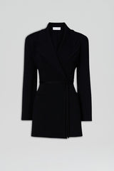 Jackets | Women Scanlan Theodore CREPE KNIT LOOSE TAILORED JACKET Black