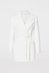 Jackets | Women Scanlan Theodore CREPE KNIT LOOSE TAILORED JACKET Cream