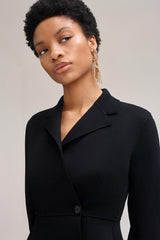 Jackets | Women Scanlan Theodore CREPE KNIT TAILORED JACKET Black
