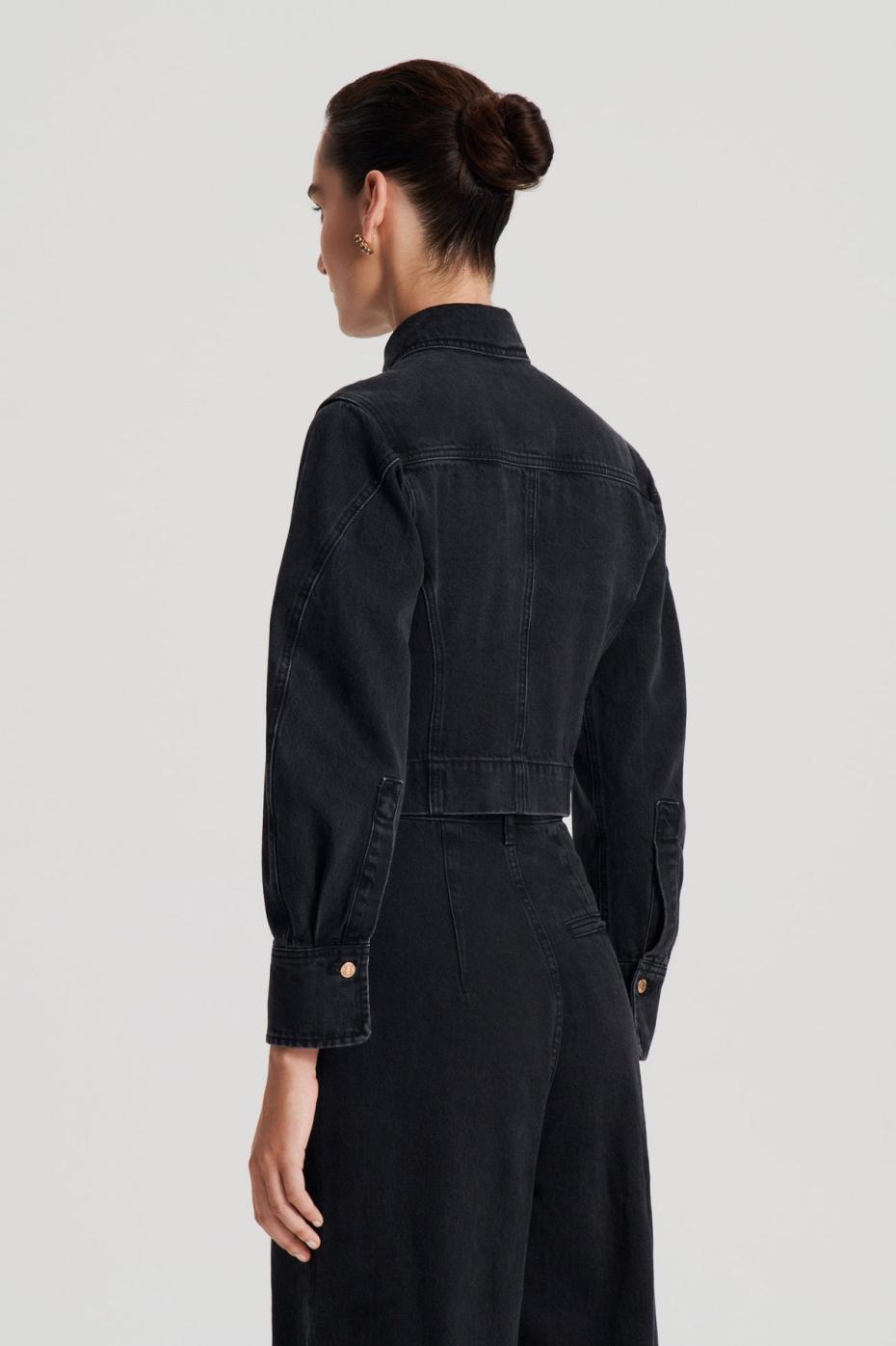 Jackets | Women Scanlan Theodore DENIM JACKET Washed.black.g