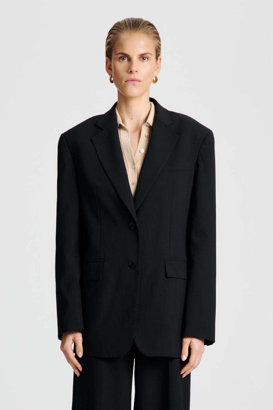Jackets | Women Scanlan Theodore GOTHAM OVERSIZED JACKET Black