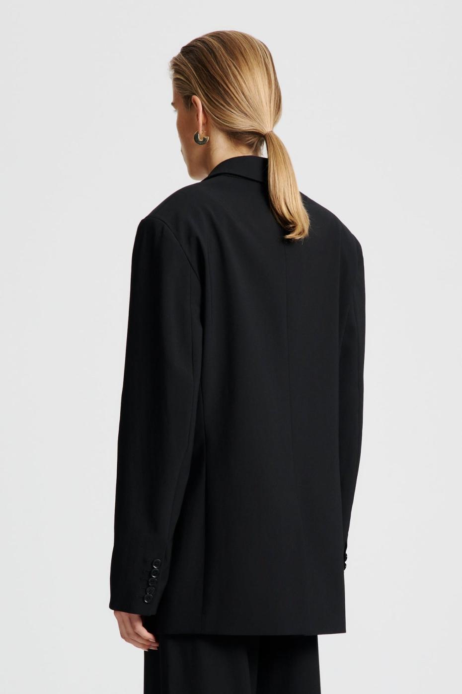 Jackets | Women Scanlan Theodore GOTHAM OVERSIZED JACKET Black