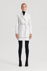 Jackets | Women Scanlan Theodore LEATHER BONDED JACKET White