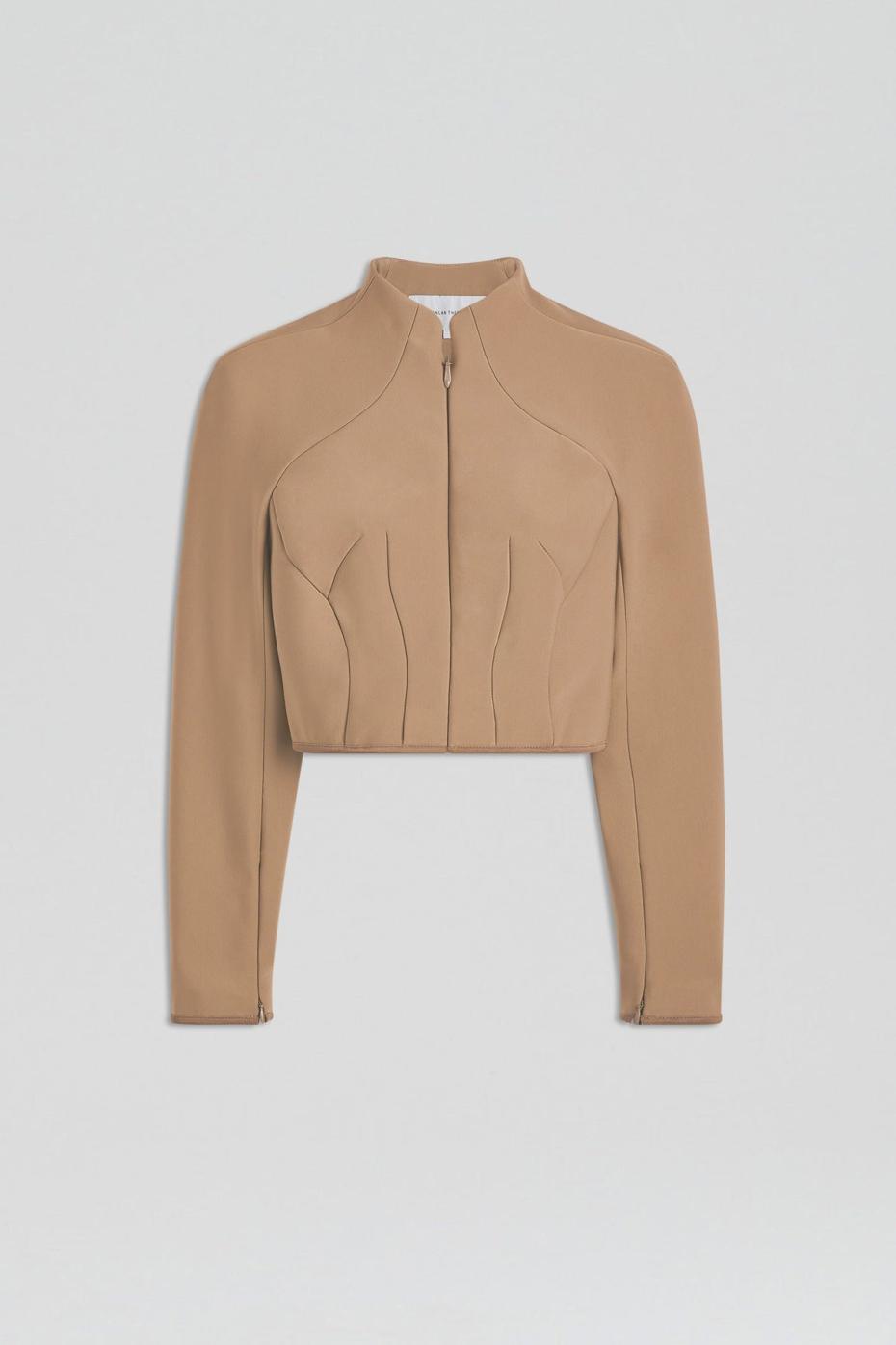 Jackets | Women Scanlan Theodore MILANO ZIP JACKET Camel
