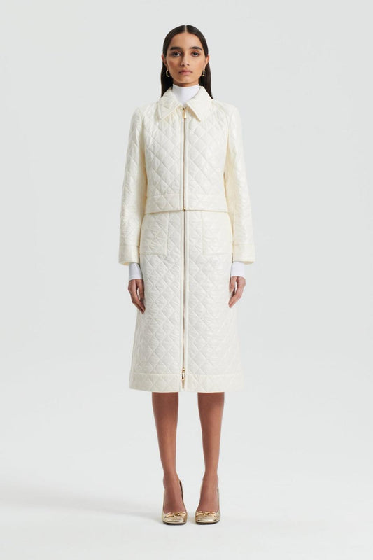 Jackets | Women Scanlan Theodore QUILTED JACKET White