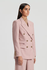 Jackets | Women Scanlan Theodore TAILORED DOUBLE POCKET JACKET Pink