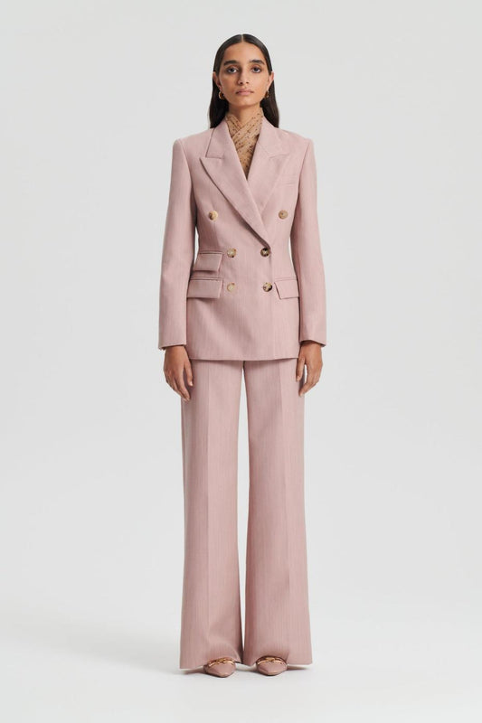 Jackets | Women Scanlan Theodore TAILORED DOUBLE POCKET JACKET Pink