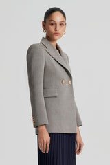 Jackets | Women Scanlan Theodore TAILORED TWO BUTTON JACKET Ecru.black