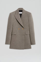 Jackets | Women Scanlan Theodore TAILORED TWO BUTTON JACKET Ecru.black