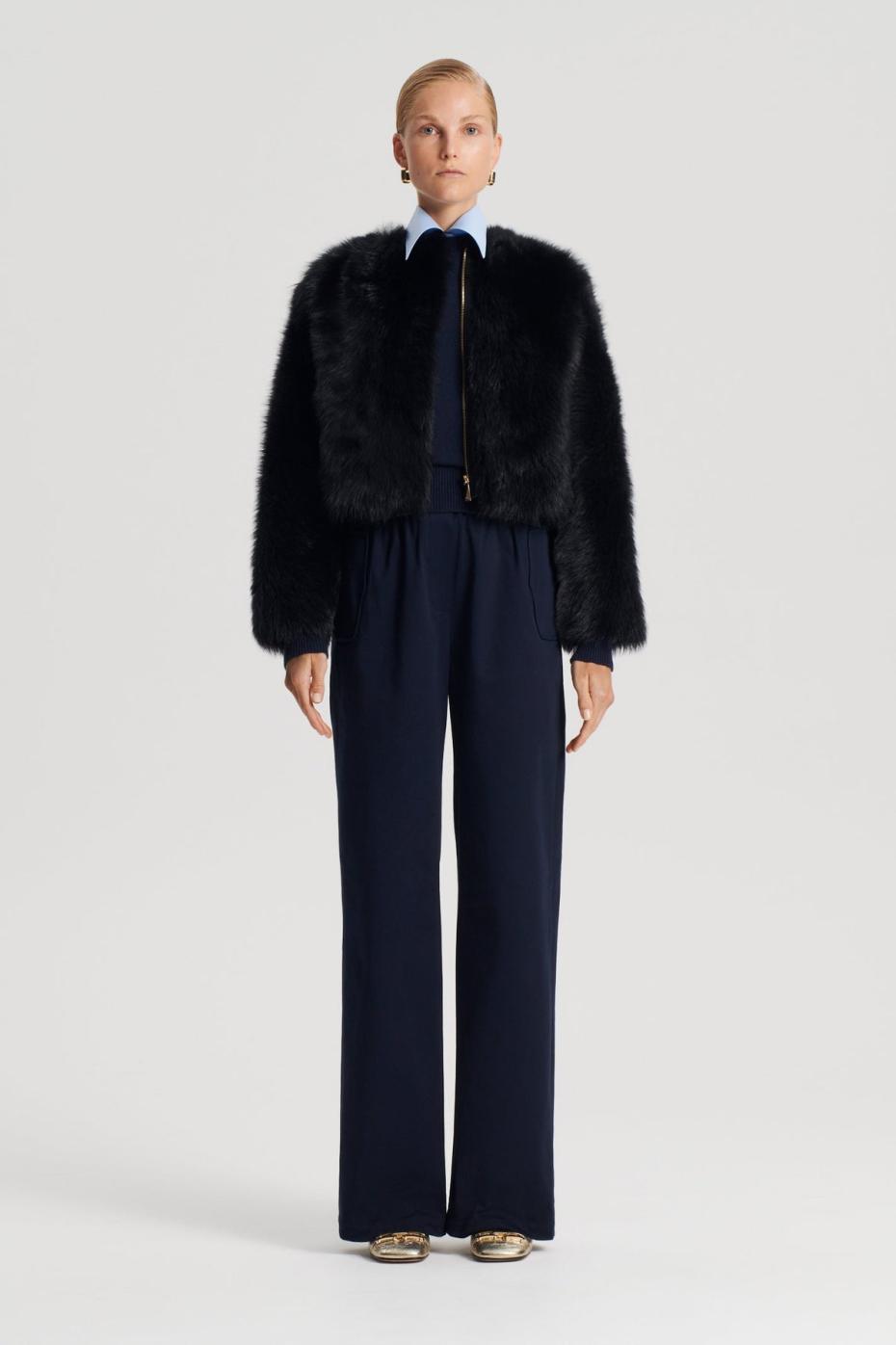 Jackets | Women Scanlan Theodore TOSCANA COCOON JACKET Black