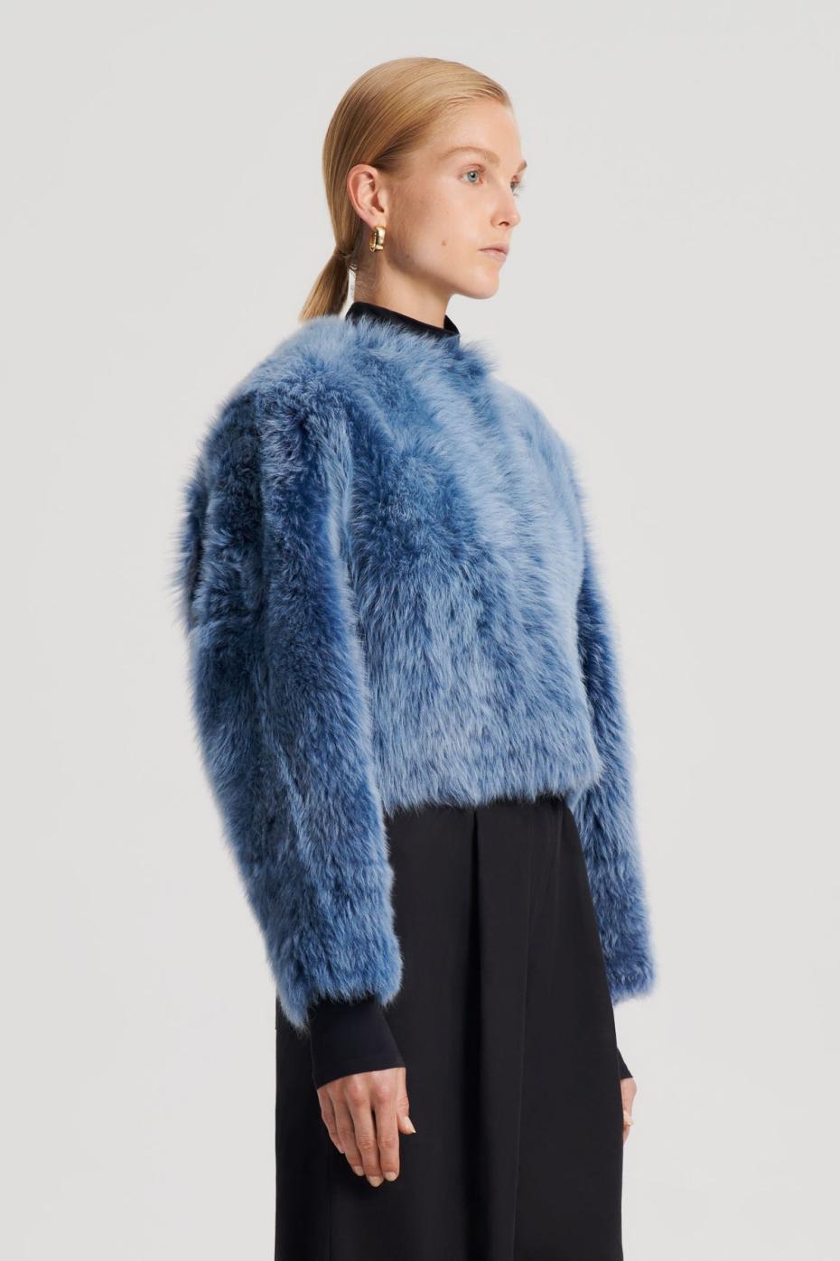 Jackets | Women Scanlan Theodore TOSCANA COCOON JACKET Denim