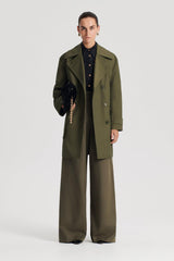 Jackets | Women Scanlan Theodore TRENCH COAT Jungle