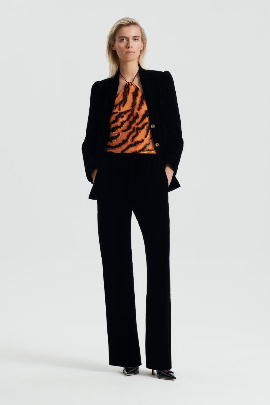 Jackets | Women Scanlan Theodore VELVET JACKET Black