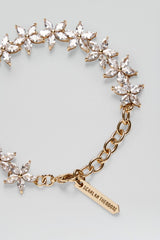 Jewelry | Women Scanlan Theodore CRYSTAL FLOWER BRACELET Light.gold.crystal