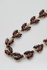 Jewelry | Women Scanlan Theodore CRYSTAL LEAF CHOKER Mulberry