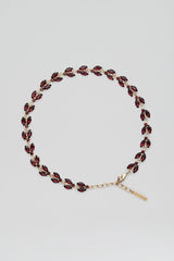 Jewelry | Women Scanlan Theodore CRYSTAL LEAF CHOKER Mulberry