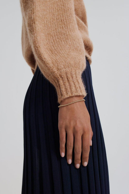 Jewelry | Women Scanlan Theodore FLAT BOX CHAIN BRACELET Light.gold