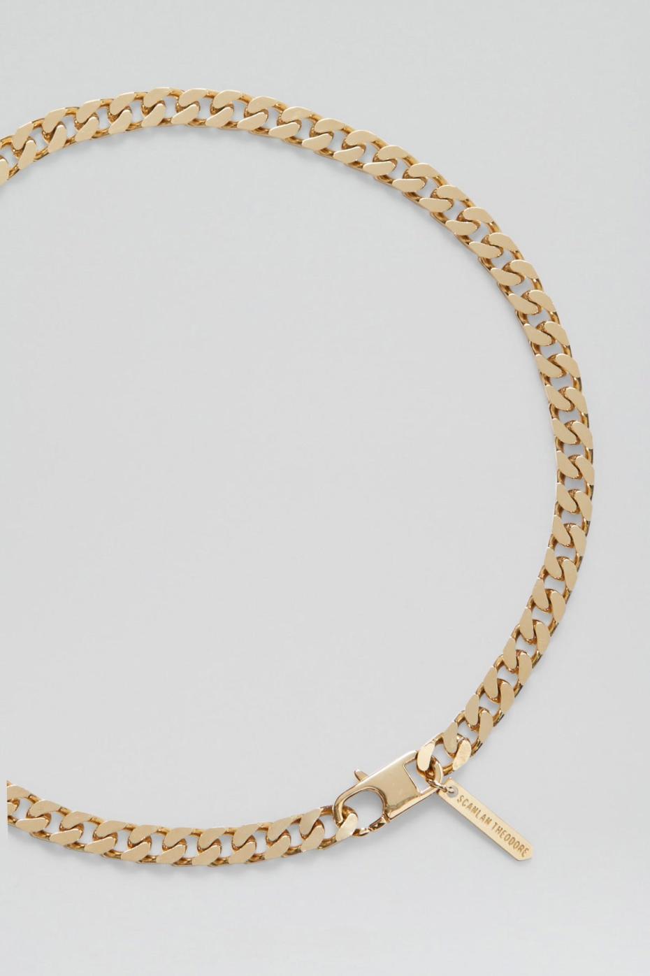 Jewelry | Women Scanlan Theodore FLAT CHAIN CHOKER Light.gold