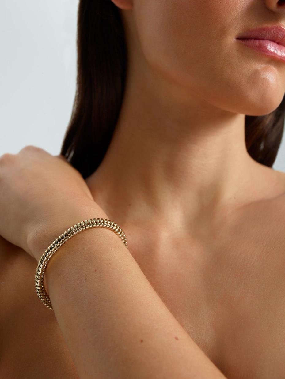 Jewelry | Women Scanlan Theodore HERRINGBONE CHAIN BRACELET Light.gold