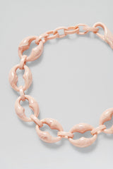 Jewelry | Women Scanlan Theodore ITALIAN RESIN CHUNKY CHOKER Chalk.pink