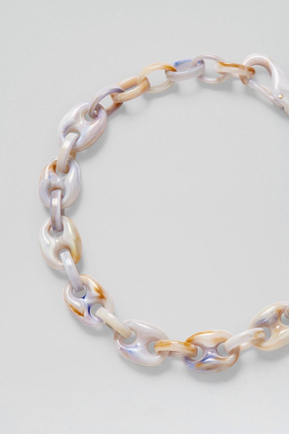 Jewelry | Women Scanlan Theodore ITALIAN RESIN MARINER CHOKER Marble