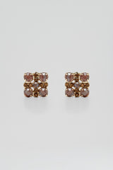 Jewelry | Women Scanlan Theodore OPAL STRASS STUDS Smoked.topaz