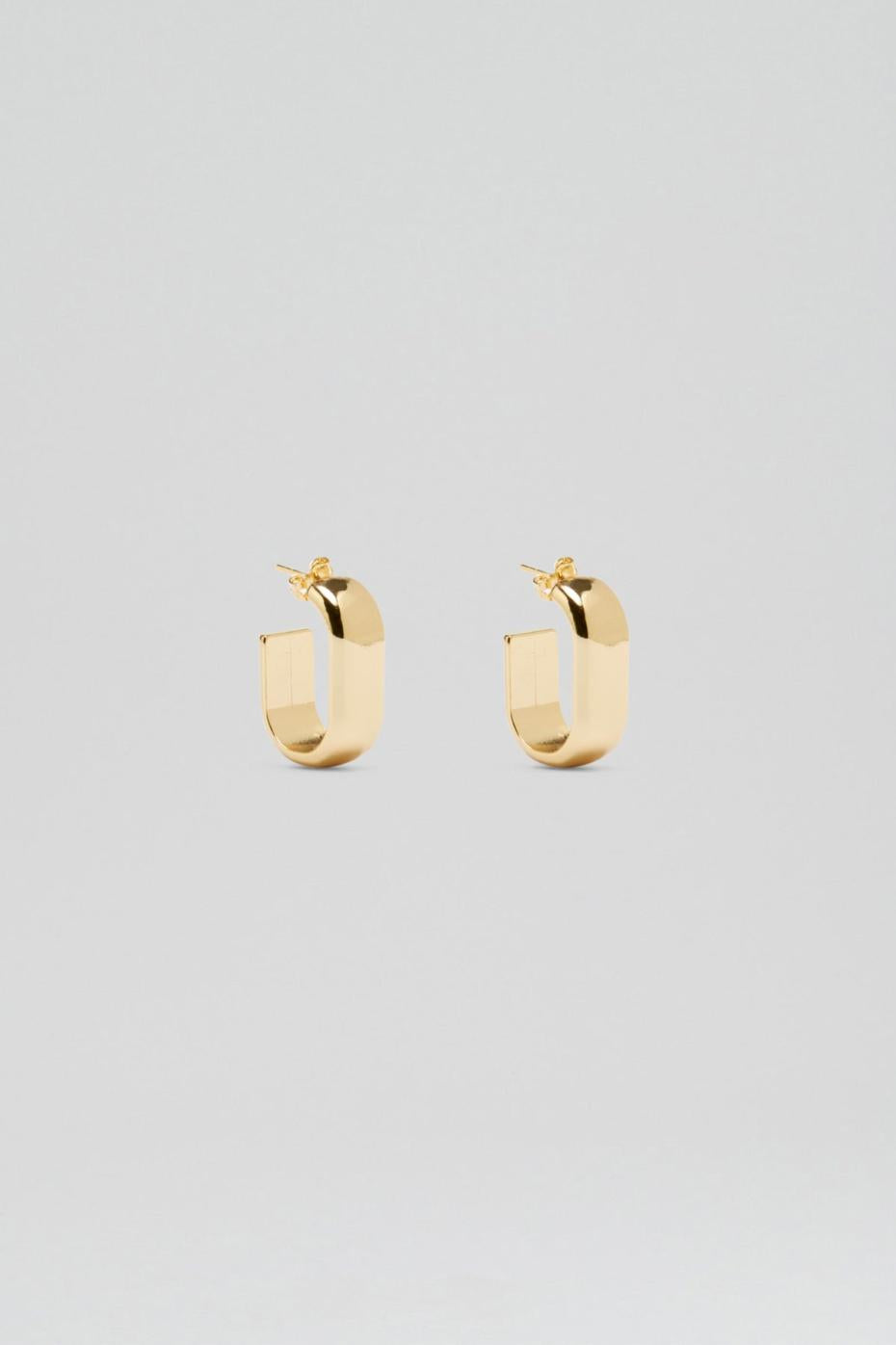 Jewelry | Women Scanlan Theodore ROLO HOOP EARRINGS Light.gold