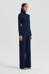 Jumpsuits | Women Scanlan Theodore MICRO CREPE JUMPSUIT Navy
