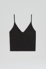 Knitwear | Women Scanlan Theodore CASHMERE CAMISOLE Charcoal