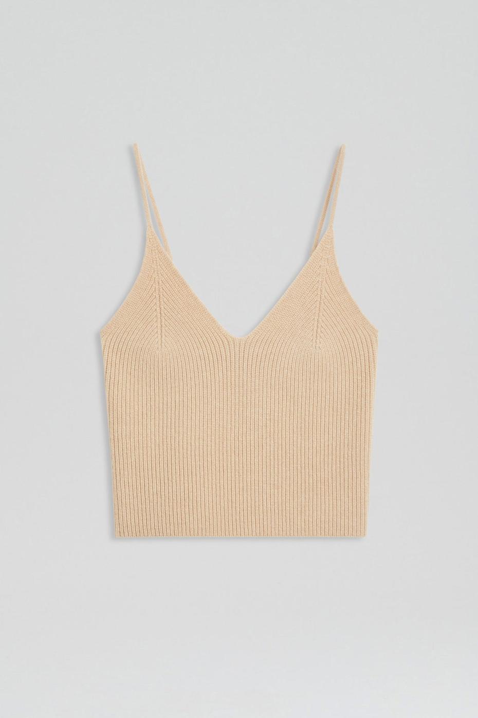 Knitwear | Women Scanlan Theodore CASHMERE CAMISOLE Oat
