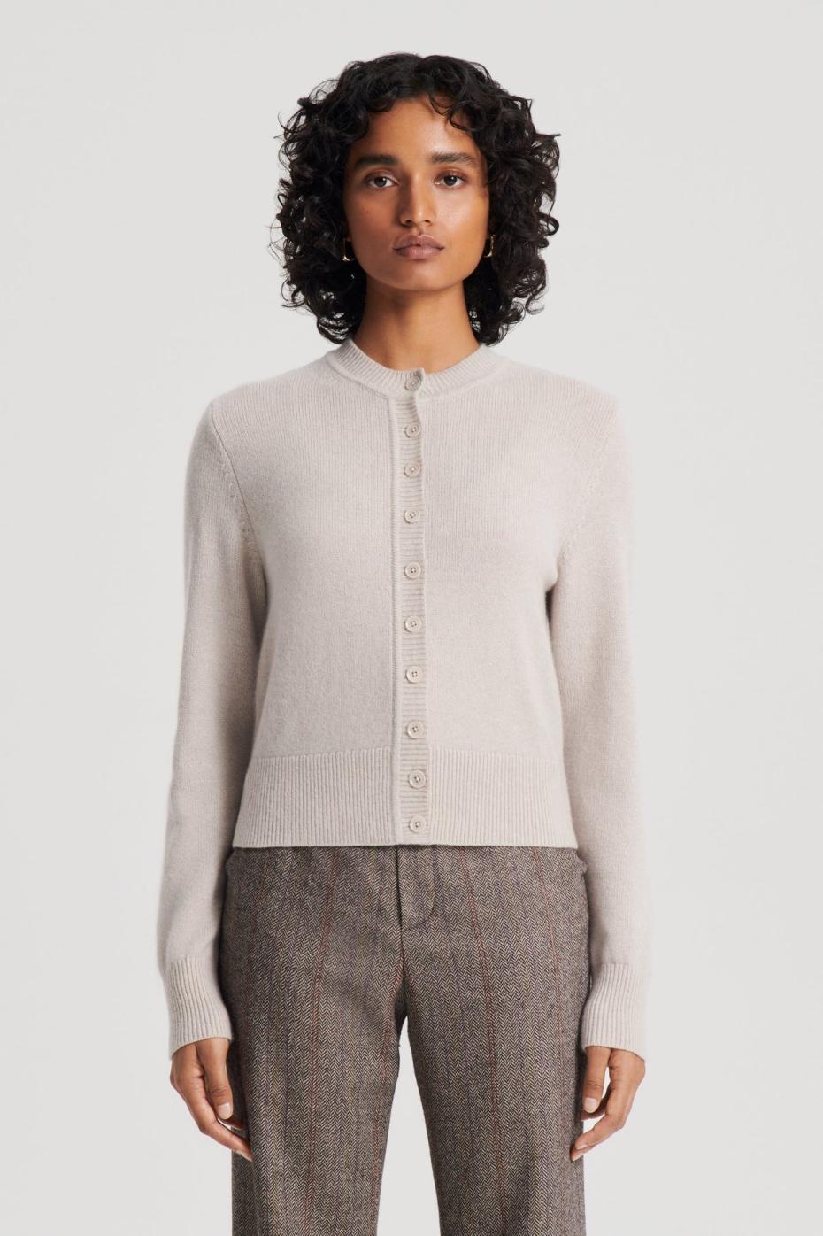 Knitwear | Women Scanlan Theodore CASHMERE CARDIGAN Dove