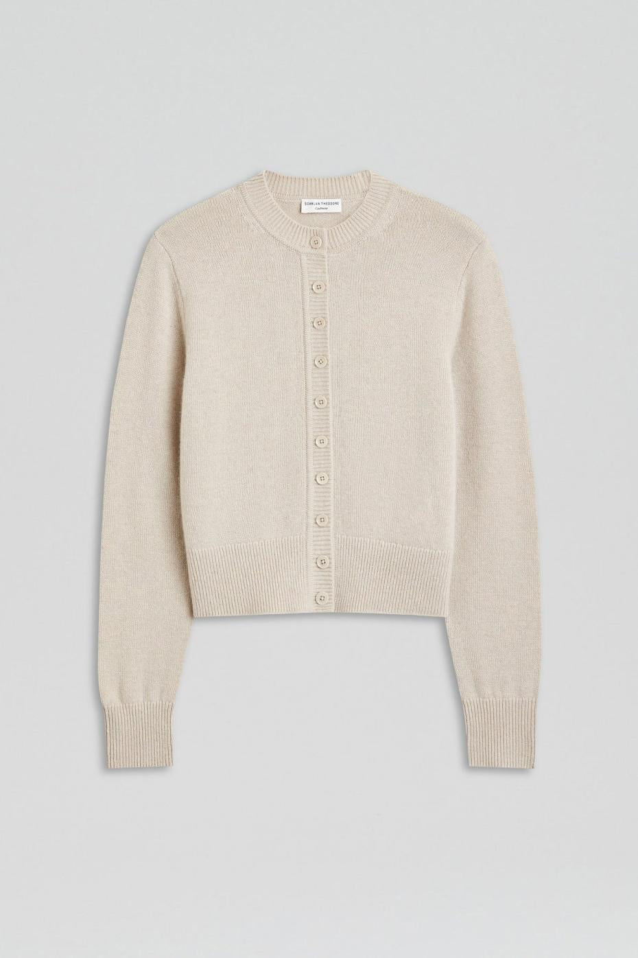 Knitwear | Women Scanlan Theodore CASHMERE CARDIGAN Dove