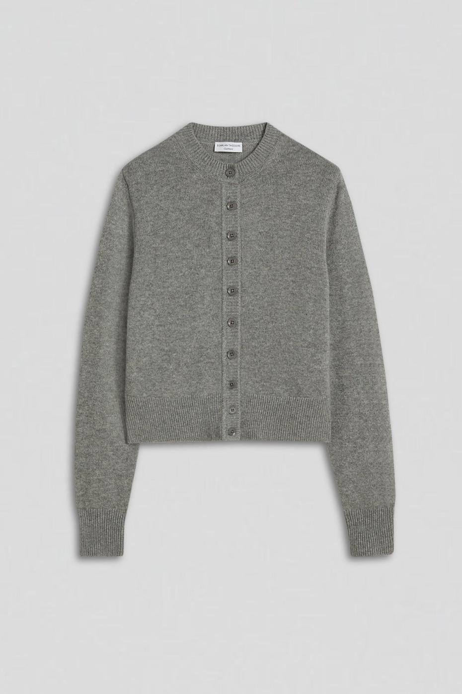 Knitwear | Women Scanlan Theodore CASHMERE CARDIGAN Grey.melange