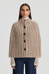 Knitwear | Women Scanlan Theodore HANDKNIT CAPE Taupe