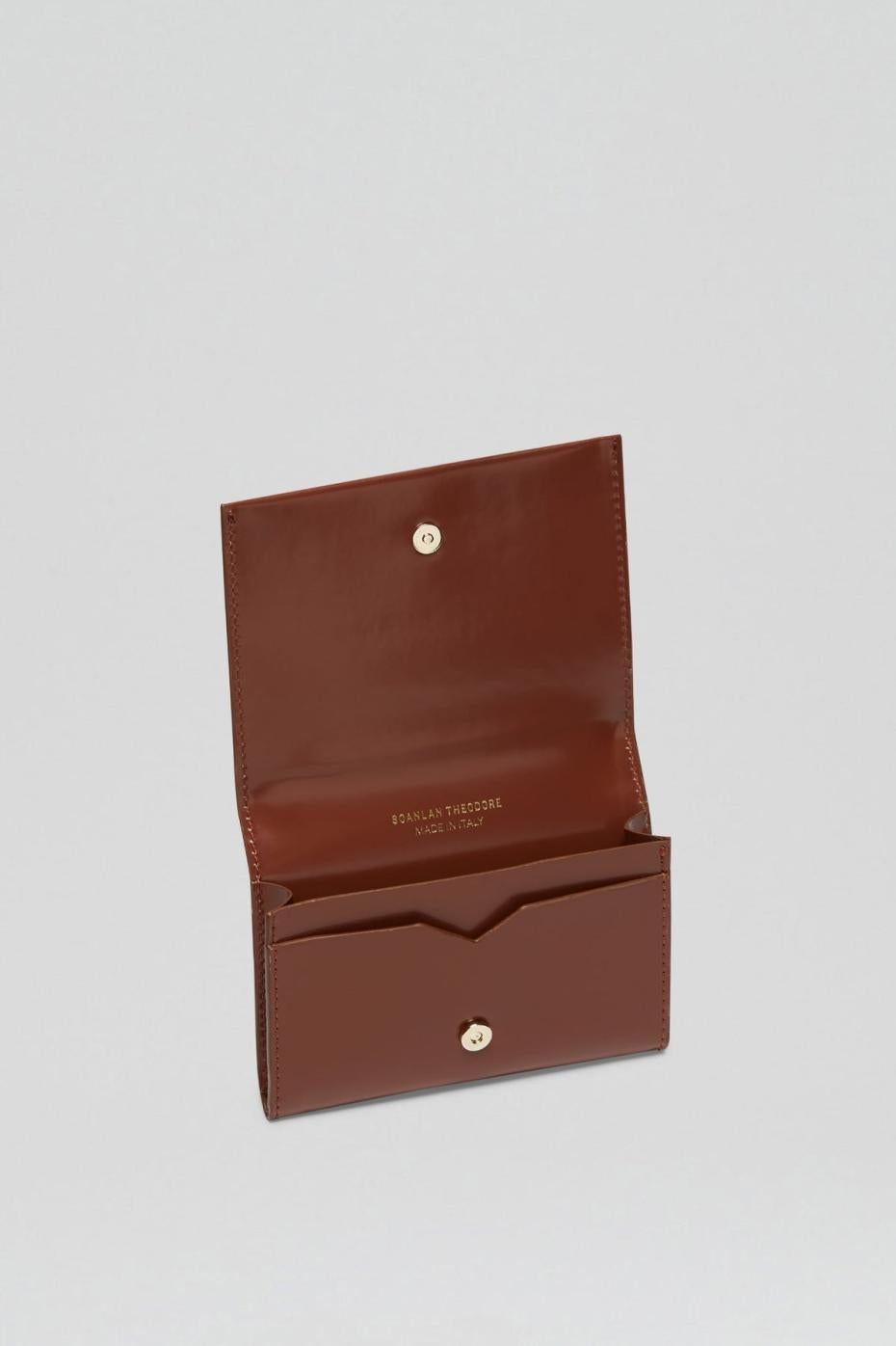 Leather | Women Scanlan Theodore CARD HOLDER Cigar