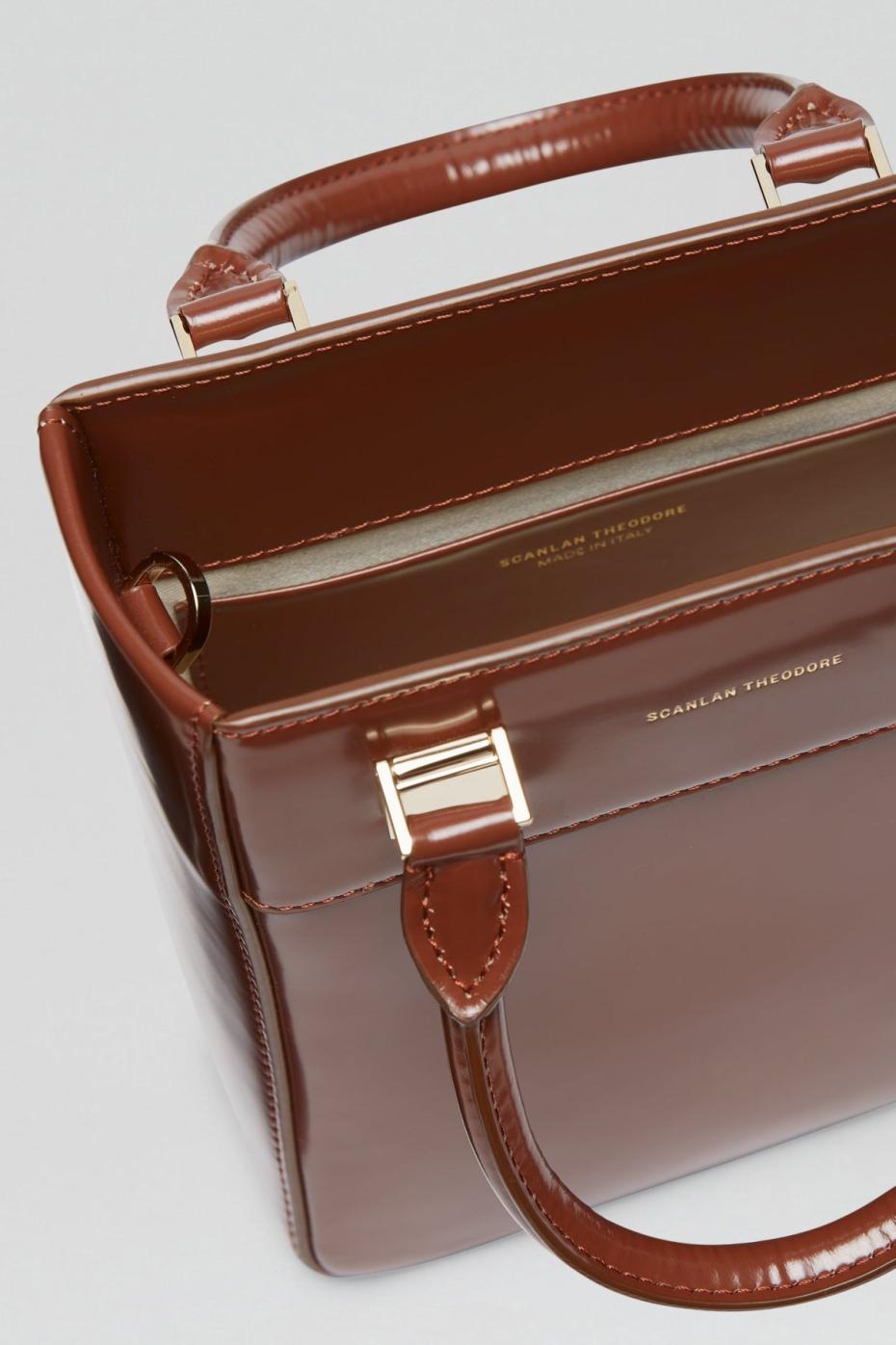 Leather | Women Scanlan Theodore MINI SHOPPER Cigar