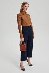 Leather | Women Scanlan Theodore MINI SHOPPER Cigar