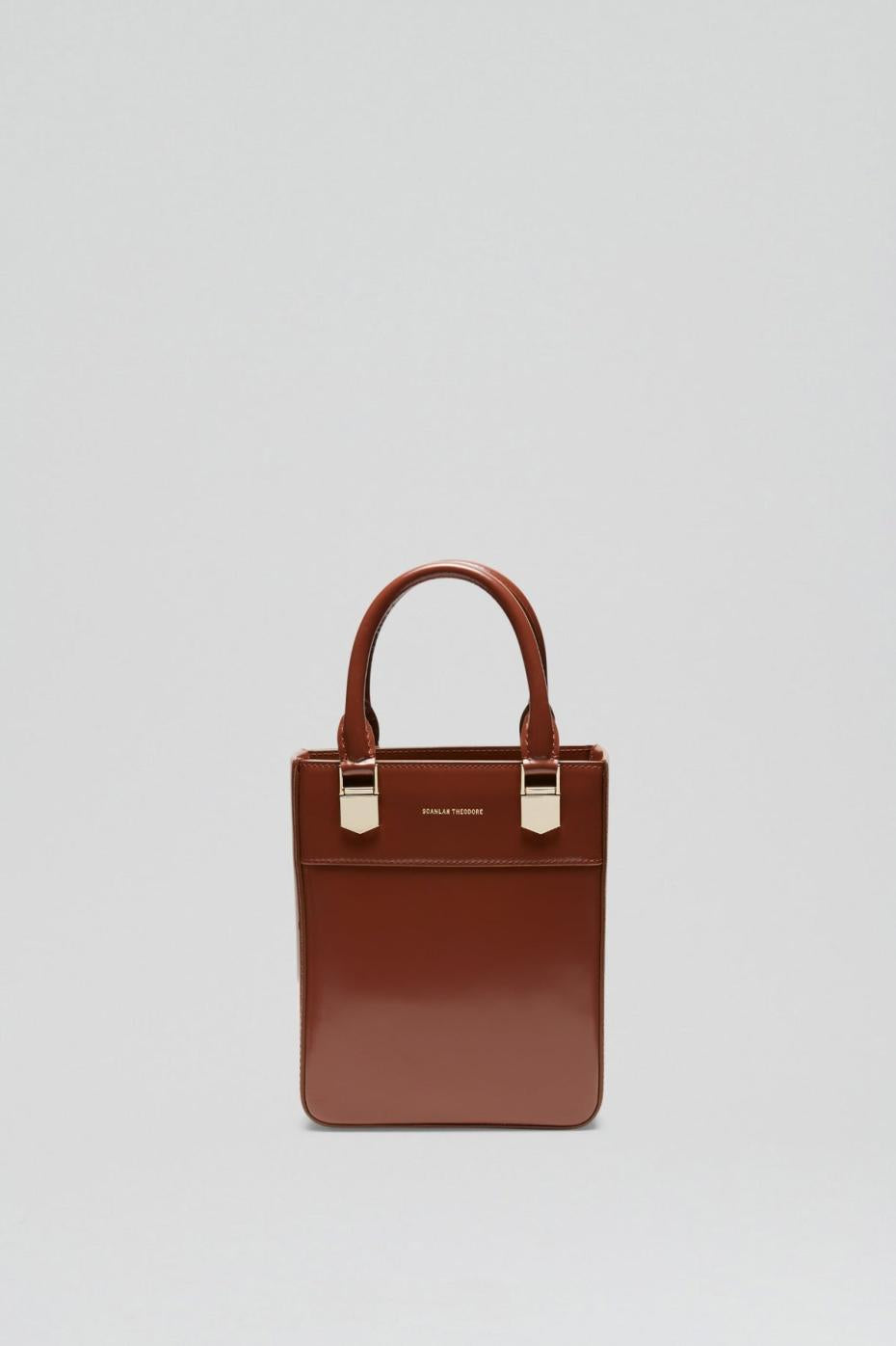 Leather | Women Scanlan Theodore MINI SHOPPER Cigar