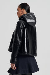 Leather | Women Scanlan Theodore SHEARLING JACKET Black.black
