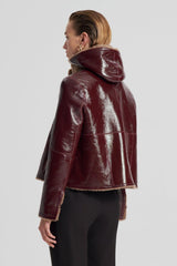 Leather | Women Scanlan Theodore SHEARLING JACKET Rasbrry.camel
