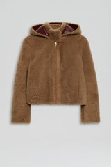 Leather | Women Scanlan Theodore SHEARLING JACKET Rasbrry.camel