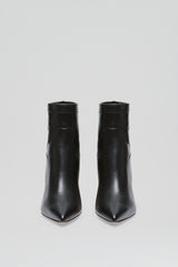 Leather | Women Scanlan Theodore STRETCH ANKLE BOOT 8.5 Black
