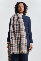 Scarves | Women Scanlan Theodore ITALIAN PLAID SCARF Grey