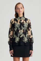 Shirts | Women Scanlan Theodore FRENCH LACE SHIRT Lemon