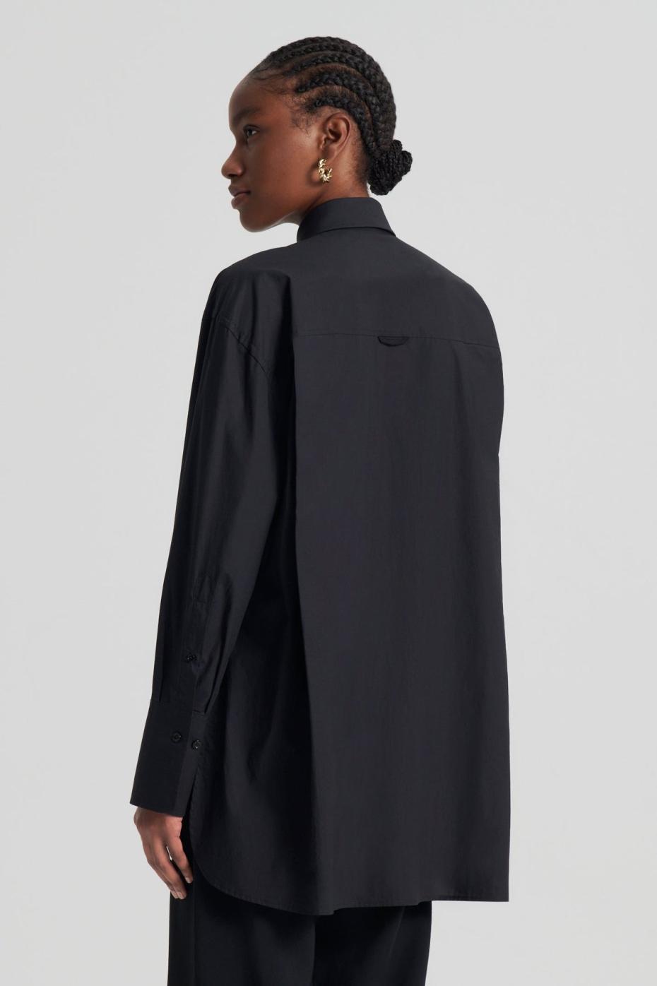 Shirts | Women Scanlan Theodore PARACHUTE COTTON SHIRT Black