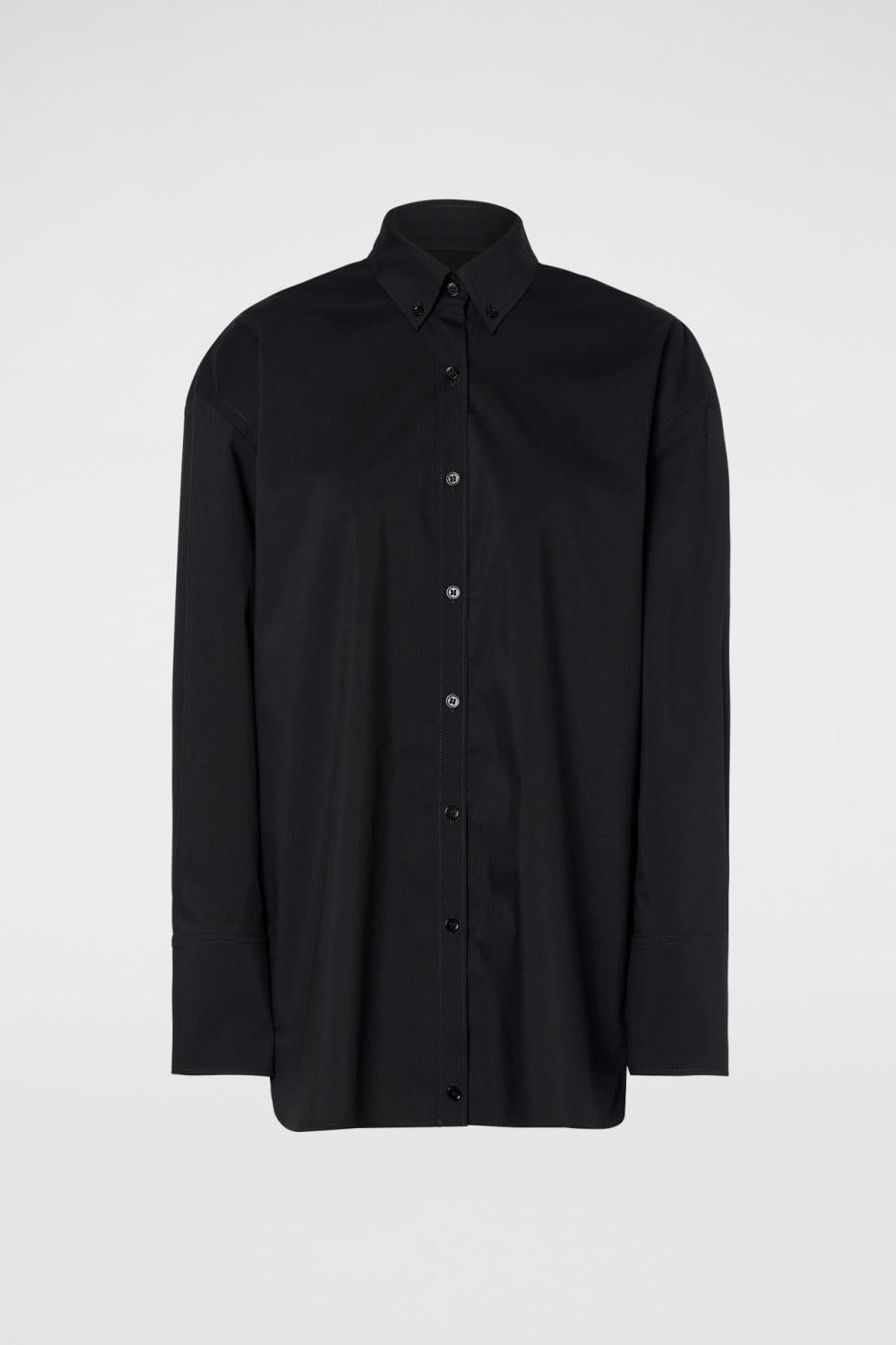 Shirts | Women Scanlan Theodore PARACHUTE COTTON SHIRT Black