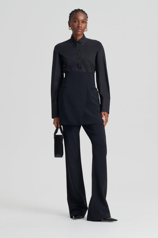 Shirts | Women Scanlan Theodore PARACHUTE COTTON SHIRT Black