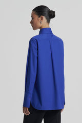 Shirts | Women Scanlan Theodore PARACHUTE TAILORED SHIRT Bluette