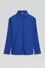 Shirts | Women Scanlan Theodore PARACHUTE TAILORED SHIRT Bluette
