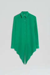 Shirts | Women Scanlan Theodore SILK TIE FRONT SHIRT Emerald